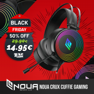 Noua Crux Cuffie Gaming | Black Friday prezzo da urlo! 50% di sconto!