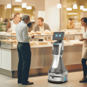 BOB WELCOME - Robot di Accoglienza e Guida, accoglie clienti ed ospiti