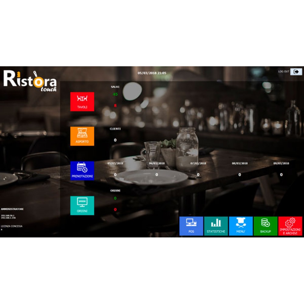 RISTORATOUCH Software gestionale per la Ristorazione
