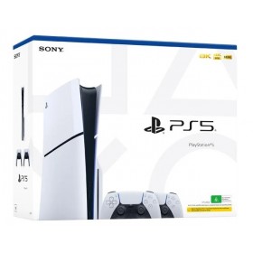 SONY PS5 Console standard Silm 1TB  Bianco + 2 Dualsense